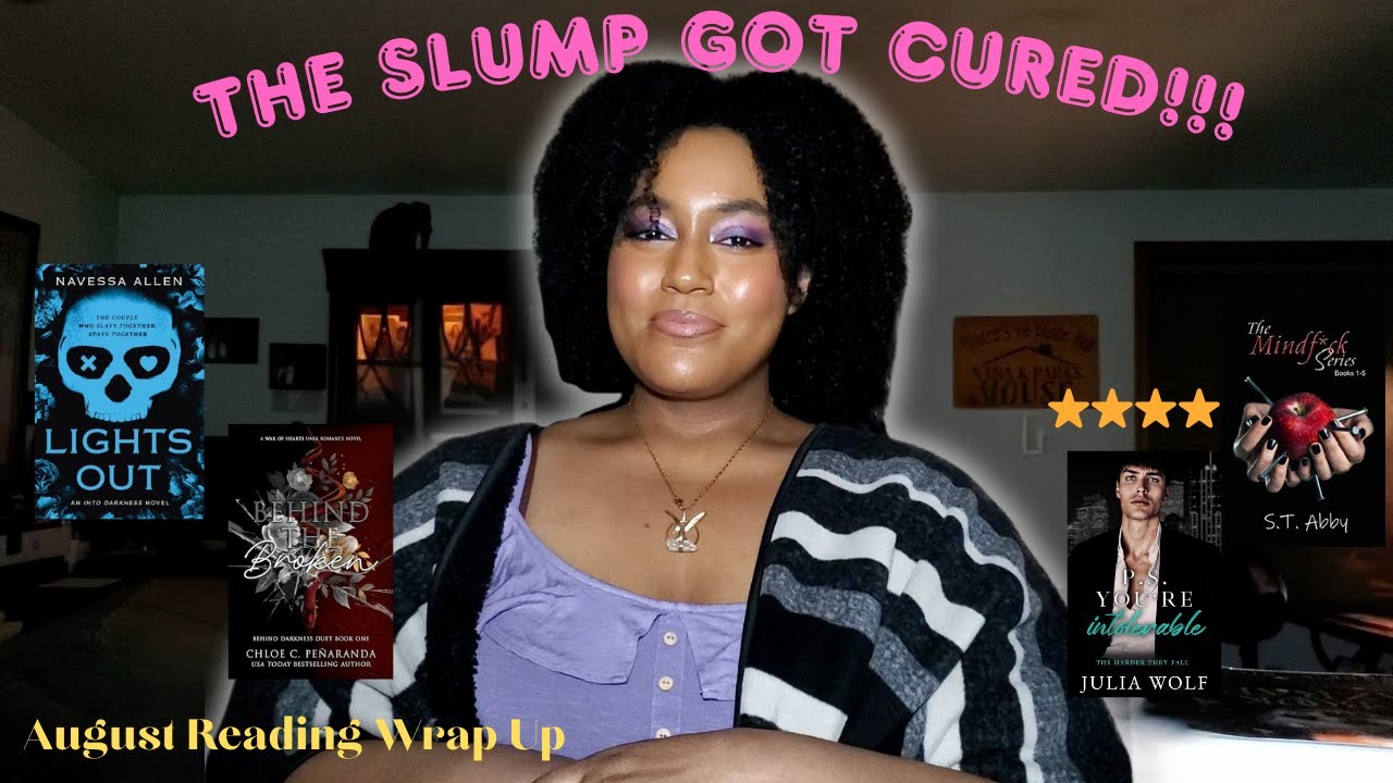 THE SLUMP FINALLY GOT CURED | August Reading Wrap Up 🍓💜