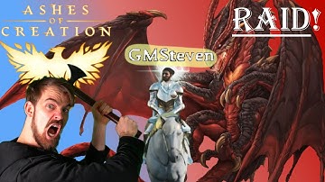 Ashes of Creation Alpha 1 Raid Gameplay!