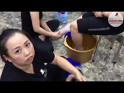 Khóa học massage chân Nhã Tường Nail