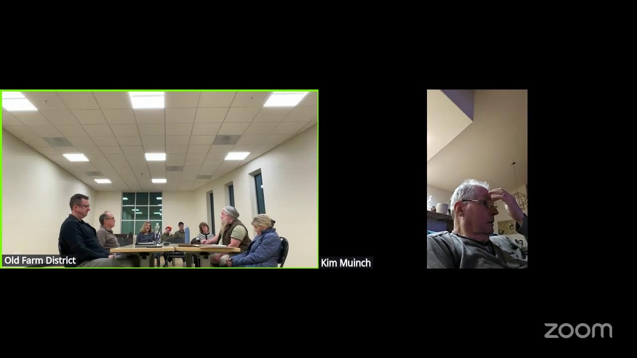Old Farm District Monthly Board Meeting - Public