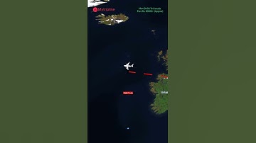 New Delhi to Canada Flight Route ✈️ | Animated Travel Journey | India to Canada Flight | #shorts