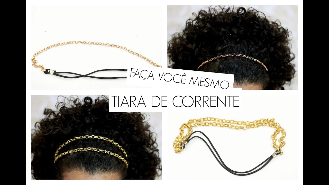 DIY/FAÇA VOCÊ MESMO: TIARA DE CORRENTE  | Por Nanda Soares - Guarda-Roupa de menina