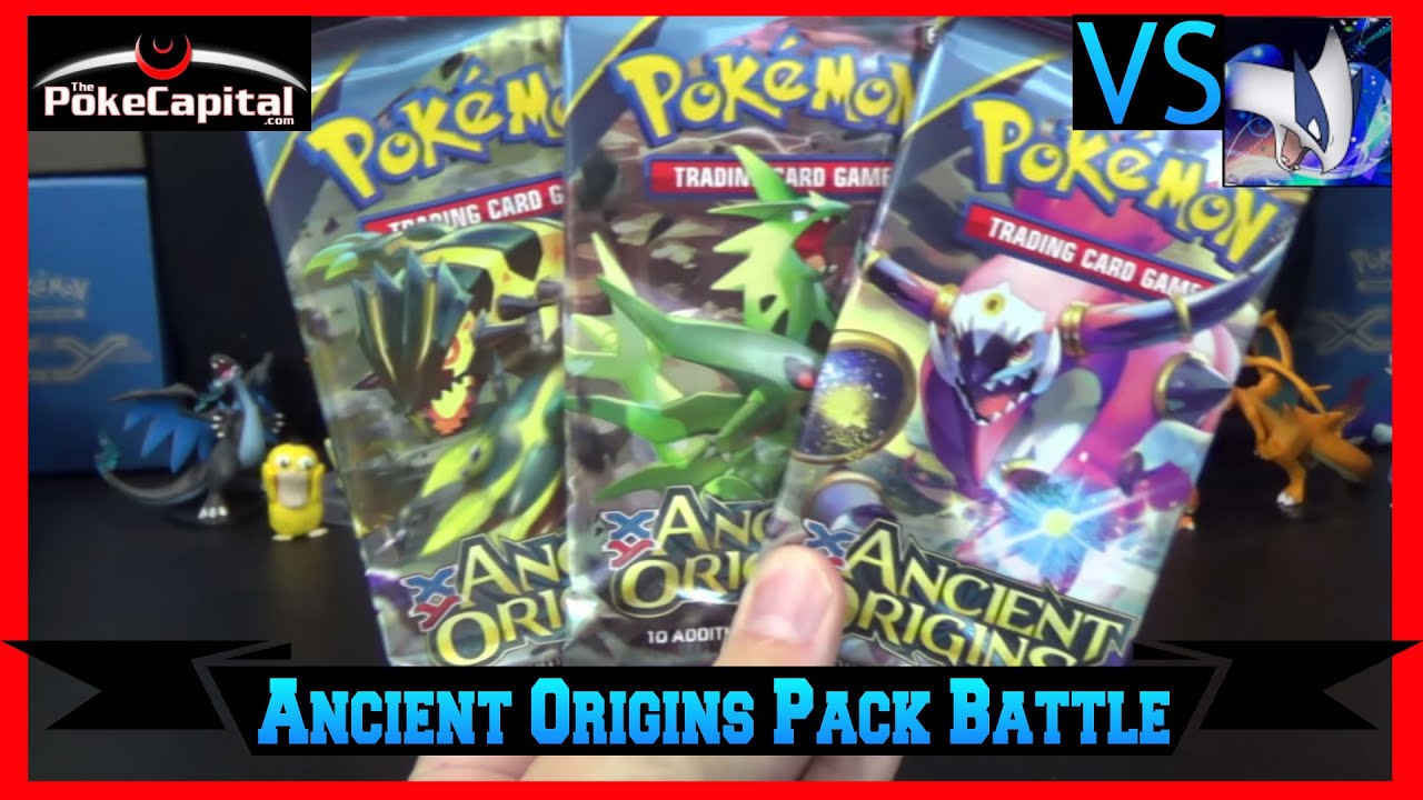 Pokemon Ancient Origins Pack Opening Battle vs Master Lugia