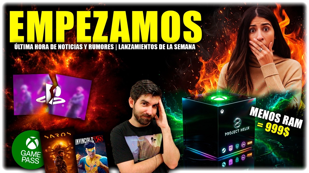 🎮 ALERTA sobre el precio de Xbox Helix y un EXCLUSIVO de PS5 | NUEVOS JUEGOS de la semana | Semons episode artwork