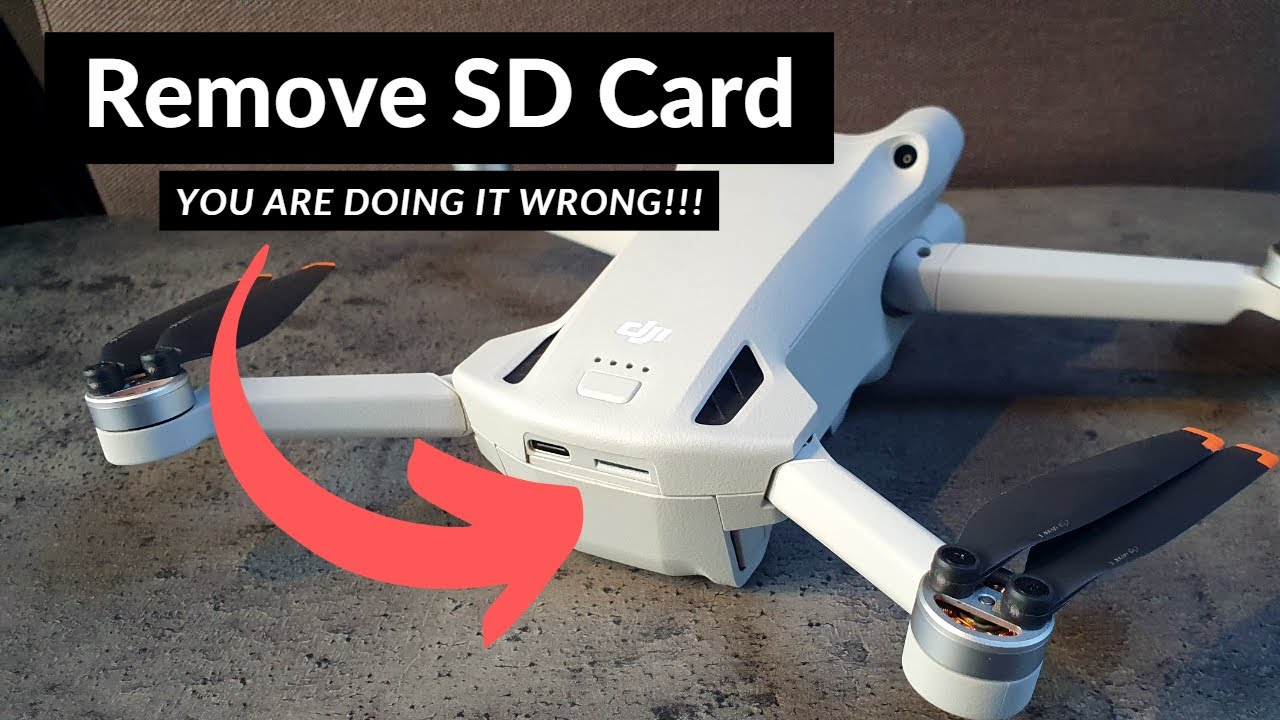 Dji Mini 3 Pro Sd Karte Einlegen DJI Mini 3 pro SD Karte entfernen | Drone Hack | So geht's richtig