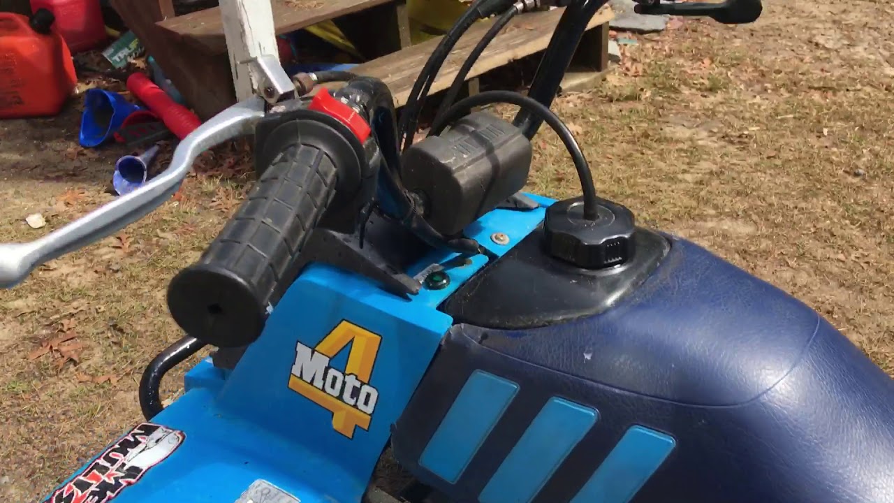 How to start Yamaha YFM80 - YouTube