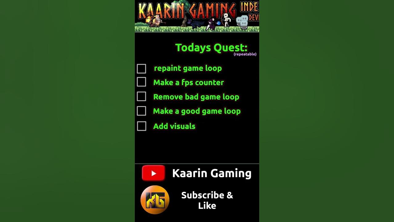 HOW TO MAKE A Game Loop in Java - Platformer GameDev 2022 - YouTube