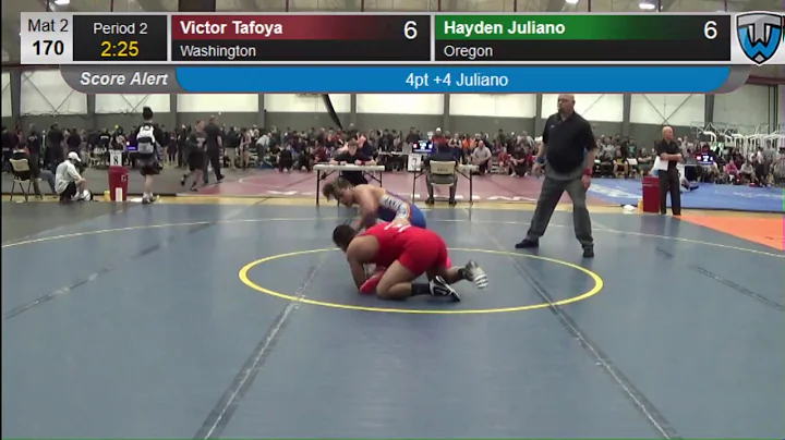 704 Junior 170 Mat 2 Victor Tafoya Washington Hayd...