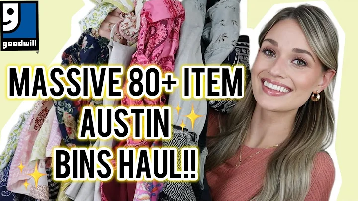 MASSIVE 80+ Item Austin Goodwill Bins Haul to Resell on Poshmark for an AMAZING Profit $$