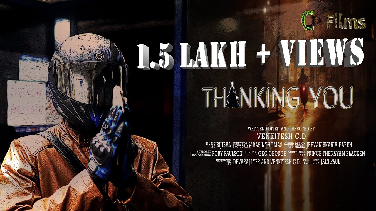 Thanking You - Malayalam Thriller Short Film | Bijibal | Venkitesh C.D
