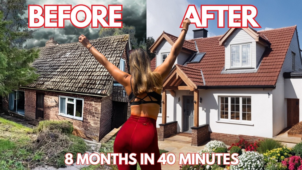 Derelict House Renovation Time Lapse / Extreme DIY Transformation