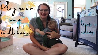 Our Playroom setup with Limited Space | Small Playroom with Toddler & Newborn | Playroom on a budget