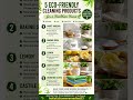 "5 Eco-Friendly Cleaning Products for a Healthier Home 🌿" #viralvideo #shorts #homeremedies