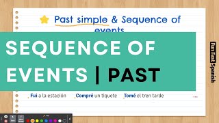 Lesson 104. Sequence of Events | Past Simple in Spanish