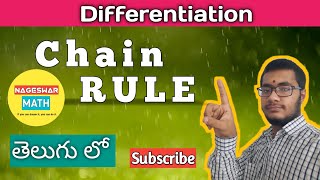 Chain Rule || Differentiaation|| Nageswar Math || Mathematics || In telugu version