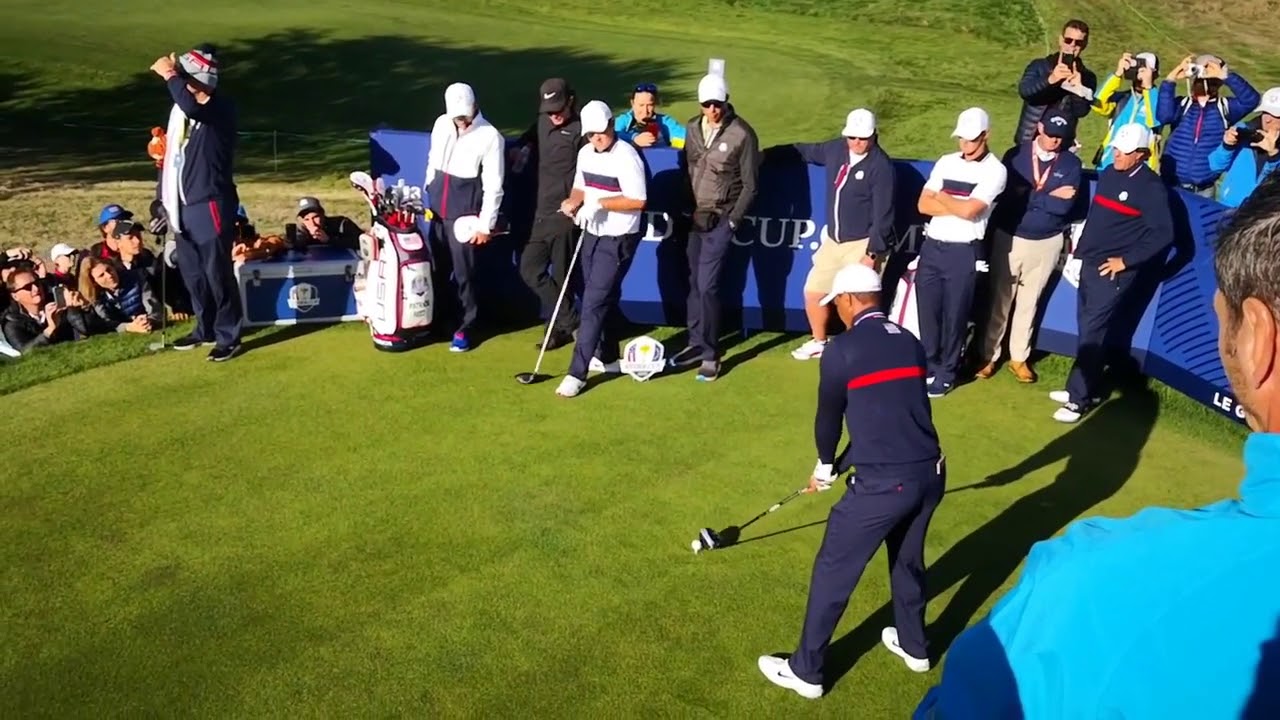 Ryder Cup 2018 day 1 swings - YouTube