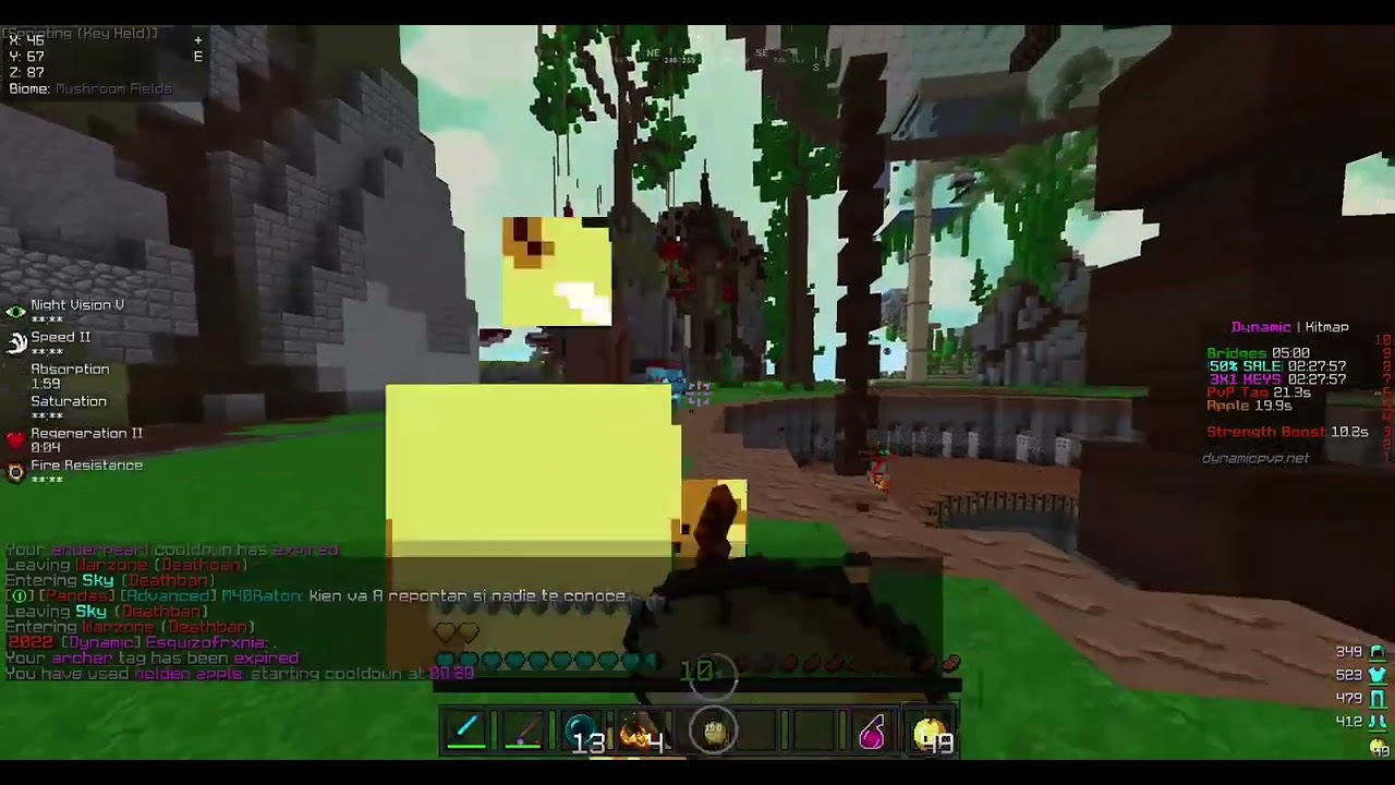 MI PRIMER VIDEO JUGANDO EN DYNAMICPVP (KITMAP HCF)