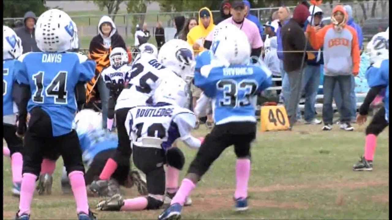 Chancy Lester Jr #99 2012 6U Moore Cougars Football Highlight Reel
