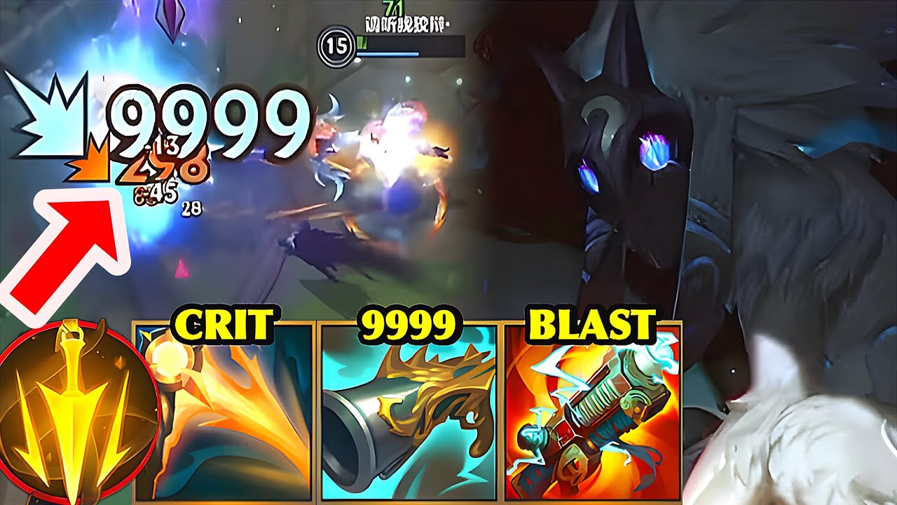 Wild Rift China Kindred Jungle | LETHAL TEMPO × CRIT = BROKEN DPS CARRY?! | 18KILL Build & Runes