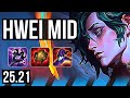 HWEI vs FIZZ (MID) | 5k comeback, Legendary, 43k DMG | EUW Master | 25.21