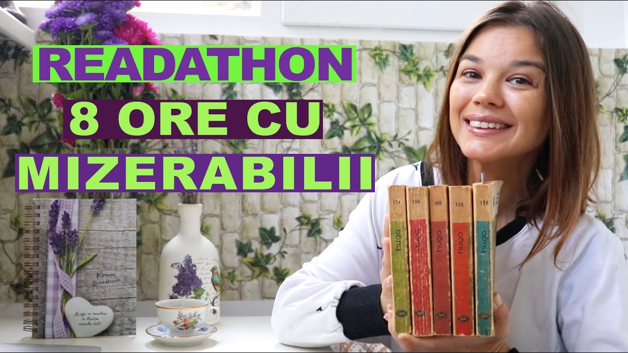 CITESC 8 ore continuu (cat o zi de munca!) // MIZERABILII readathon