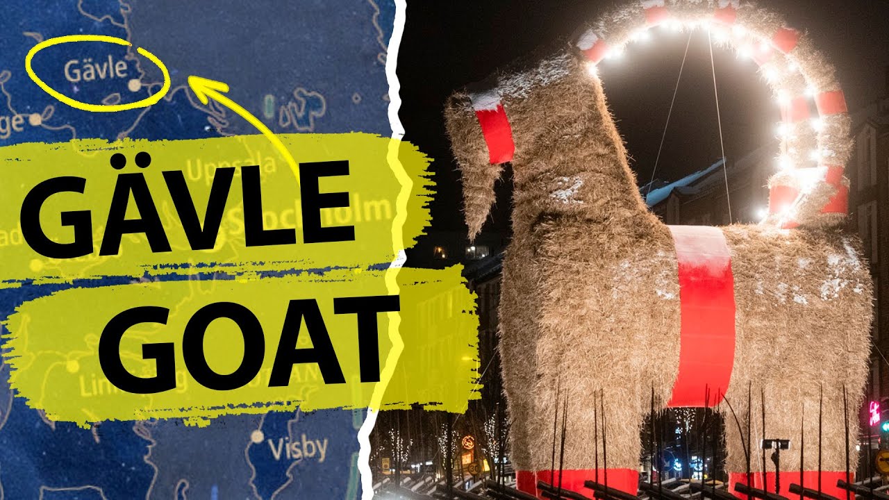 Sweden's Fiery Christmas Tradition; The Gävle Goat YouTube