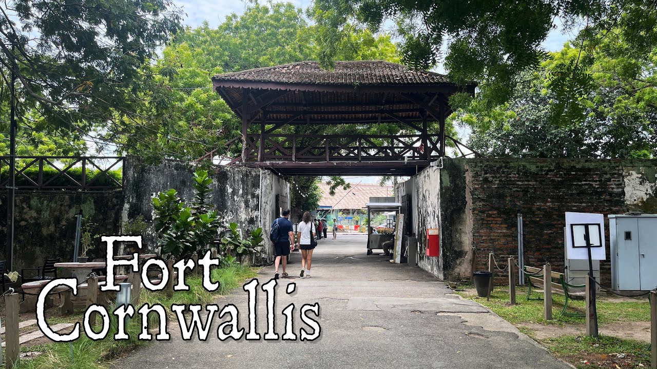 Исследуем форт Корнуоллис — старейшее историческое место Пенанга