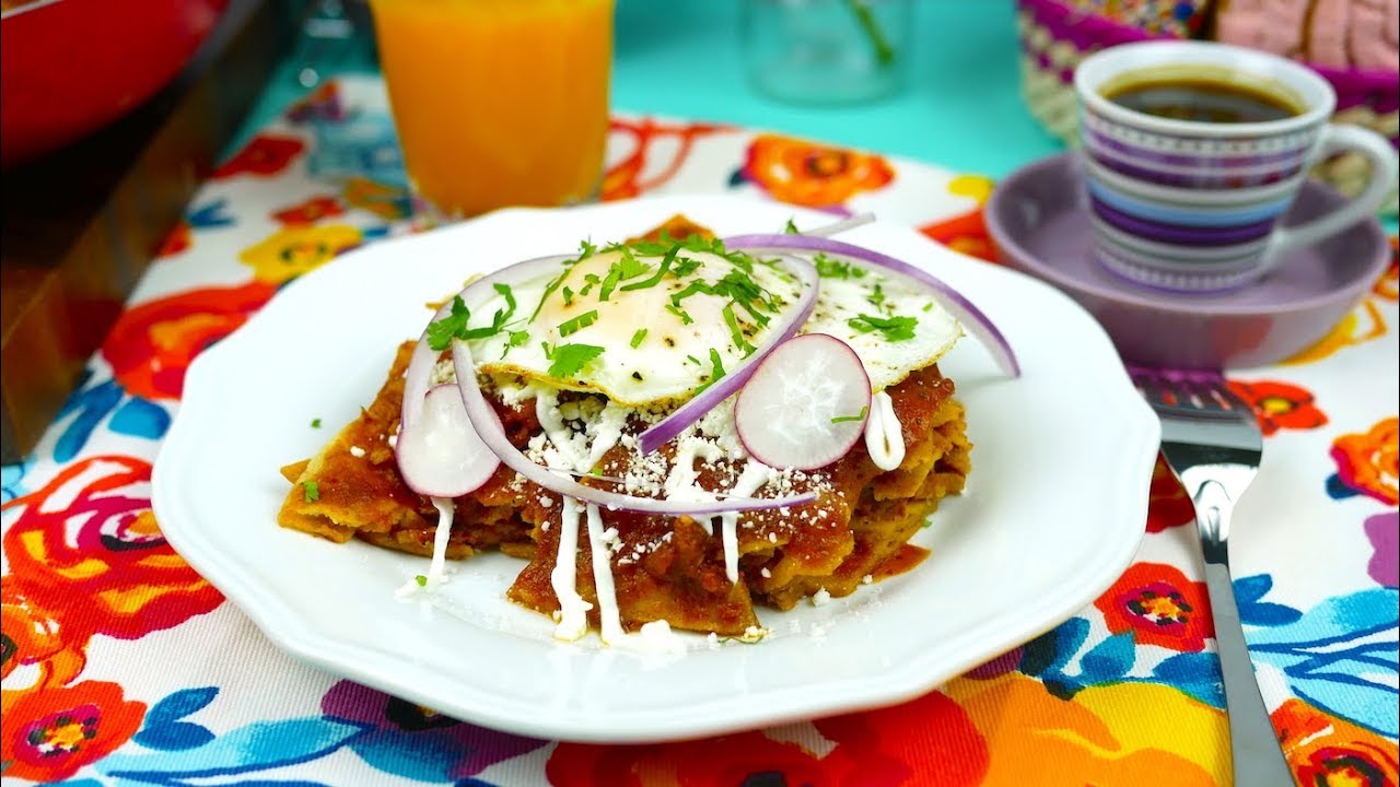 Chilaquiles Rojos (Salsa con Chile Guajillo) - Mi Cocina Rápida | Mi Cocina Rápida - Karen