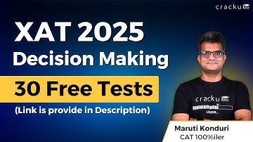 Free XAT Decision Making Tests | XAT DM | XAT 2025 Decision Making Sets