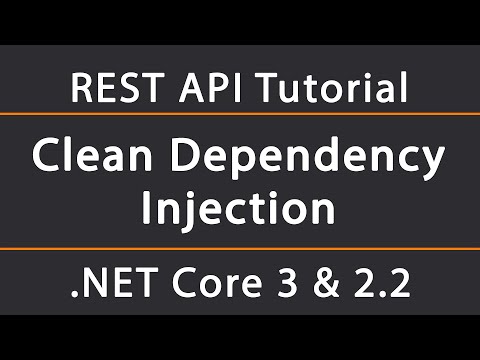 Dependency injection and clean service registration | ASP.NET 5 REST API Tutorial 3