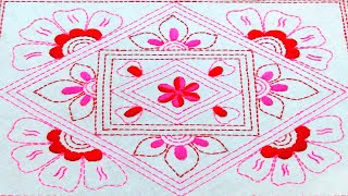 Simple Nakshi kantha design stitch-135,hand embroidery,nokshi katha stitch,নকশী কাঁথা সেলাই