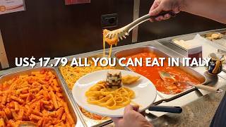 US$ 17.79 All You Can Eat BUFFET in Milan, Italy #buffet #sushi #grill #seafood