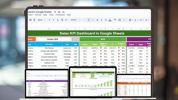 Sales KPI Dashboard in Google Sheets