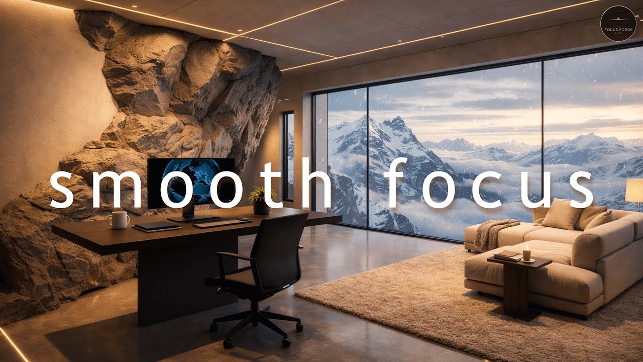 FLOW SESSION • Smooth Focus - Calm Work Music for Coding & Study (4K) | EP 009