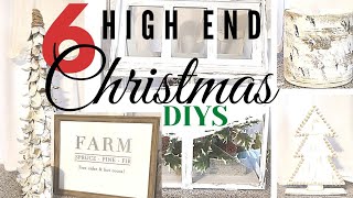 6 HIGH END CHRISTMAS DIYS | Dollar Store DIY Decor | TRASH TO TREASURE | Look For Less Challenge