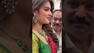 Nidhi Agarwal At Anutex Shopping Mall In Alwal