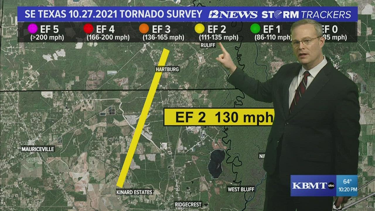 NWS survey confirms three tornados touched down in South East Texas on ...