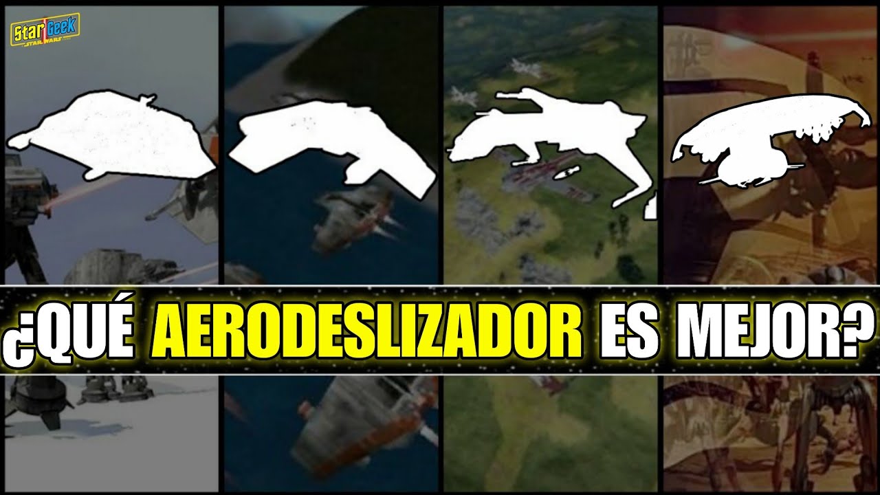 ¿Qué FACCIÓN de Star Wars Tiene MEJOR AERODESLIZADOR?