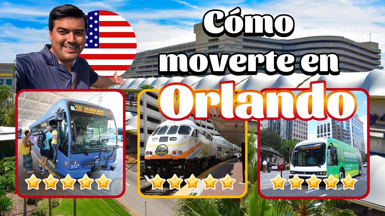 🔥Así funciona el 🚌🚆Transporte Público en ORLANDO, Florida 🇺🇸
