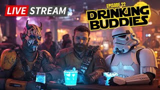DRINKING BUDDIES Ep. 22 – Ranking STAR WARS Projects & Making Blue Cocktails 🔵🍸✨