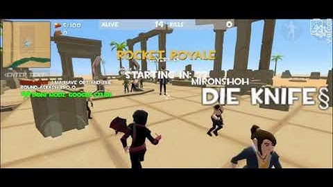 Rocket Royale game play! 