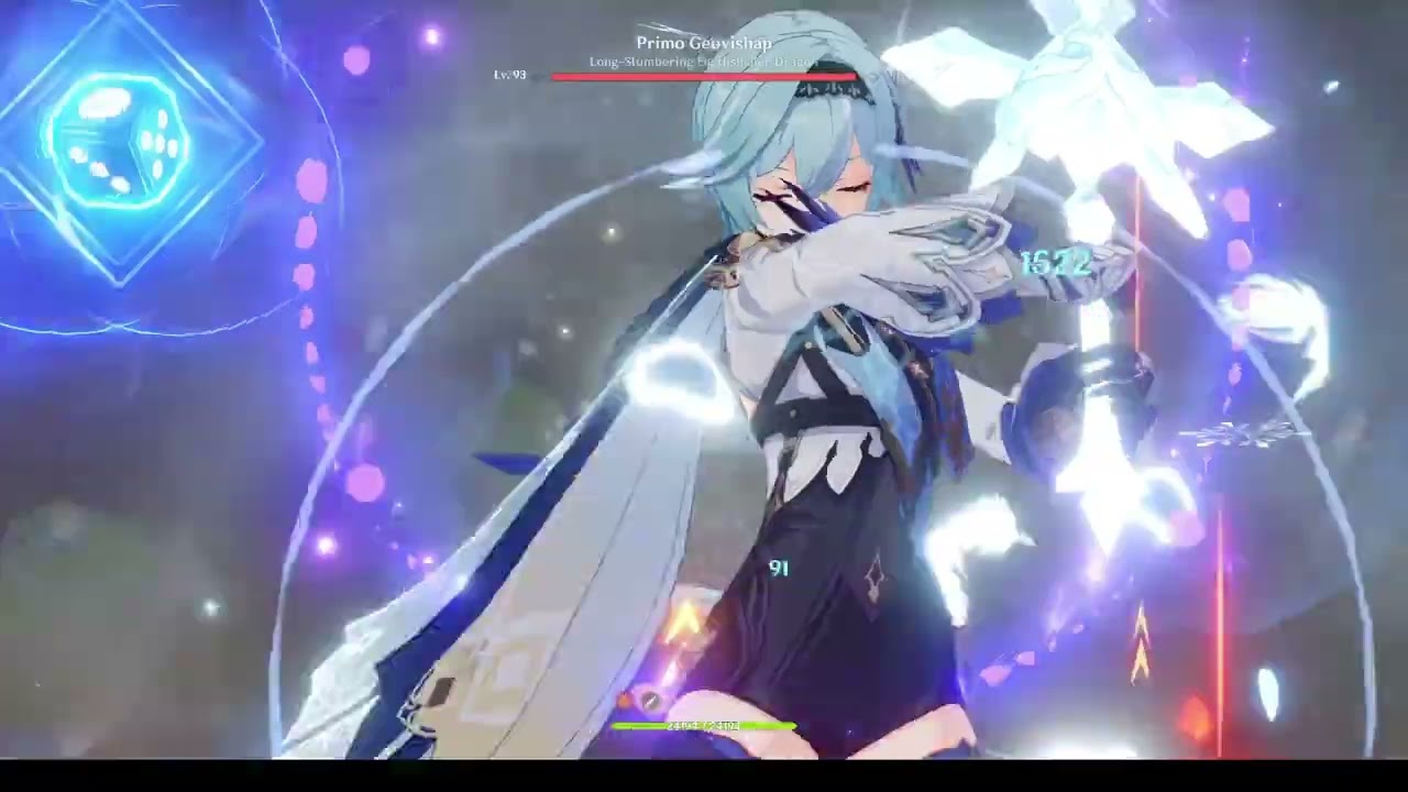 Eula C0 With Beacon of the Red Sea 500K DMG rotation | Genshin Impact