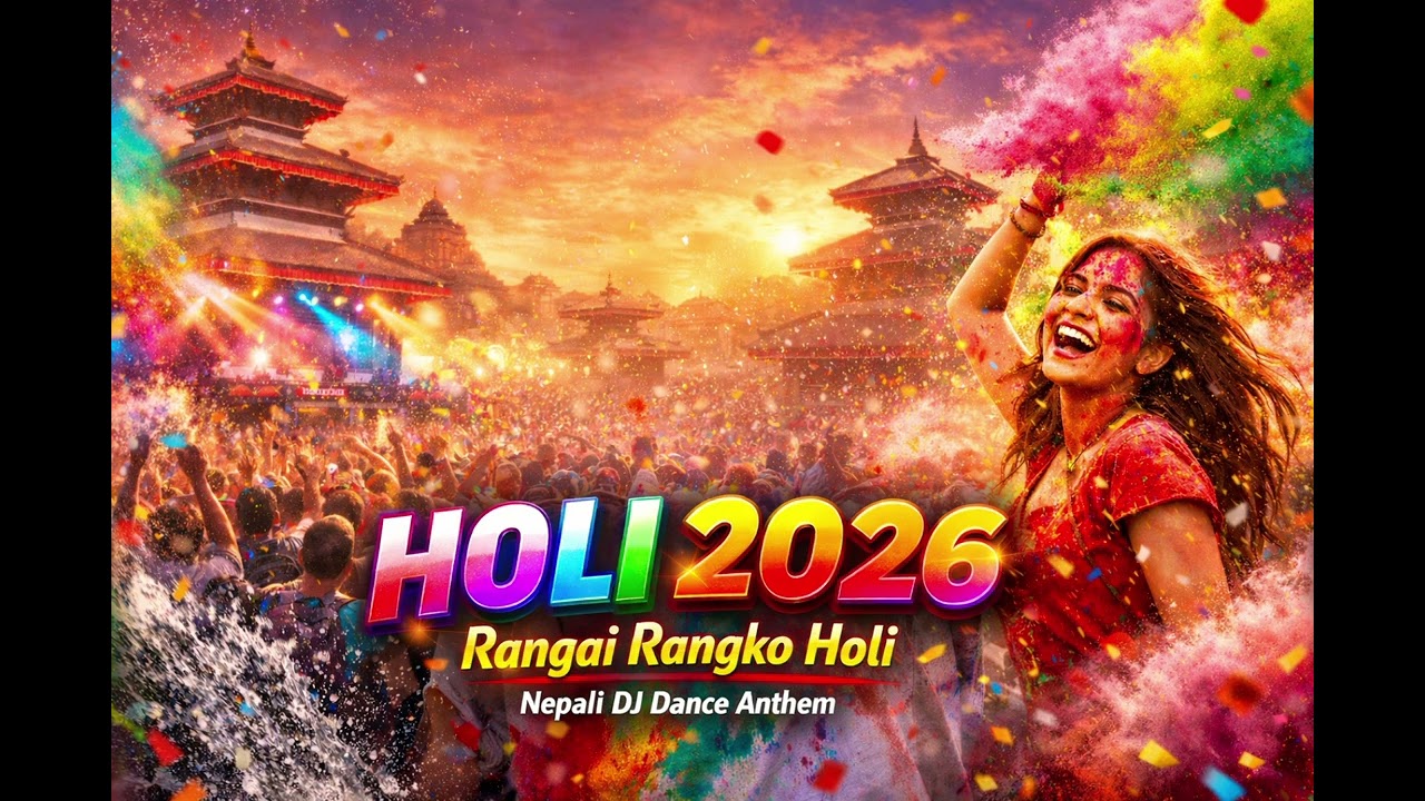 Happy Holi 2026 🌈 | Nepali DJ Dance Song | Holi Ho Jham Jham 