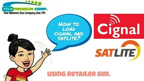 HOW TO LOAD CIGNAL USING RETAILER SIM😃