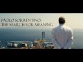 Paolo Sorrentino: The Search for Meaning