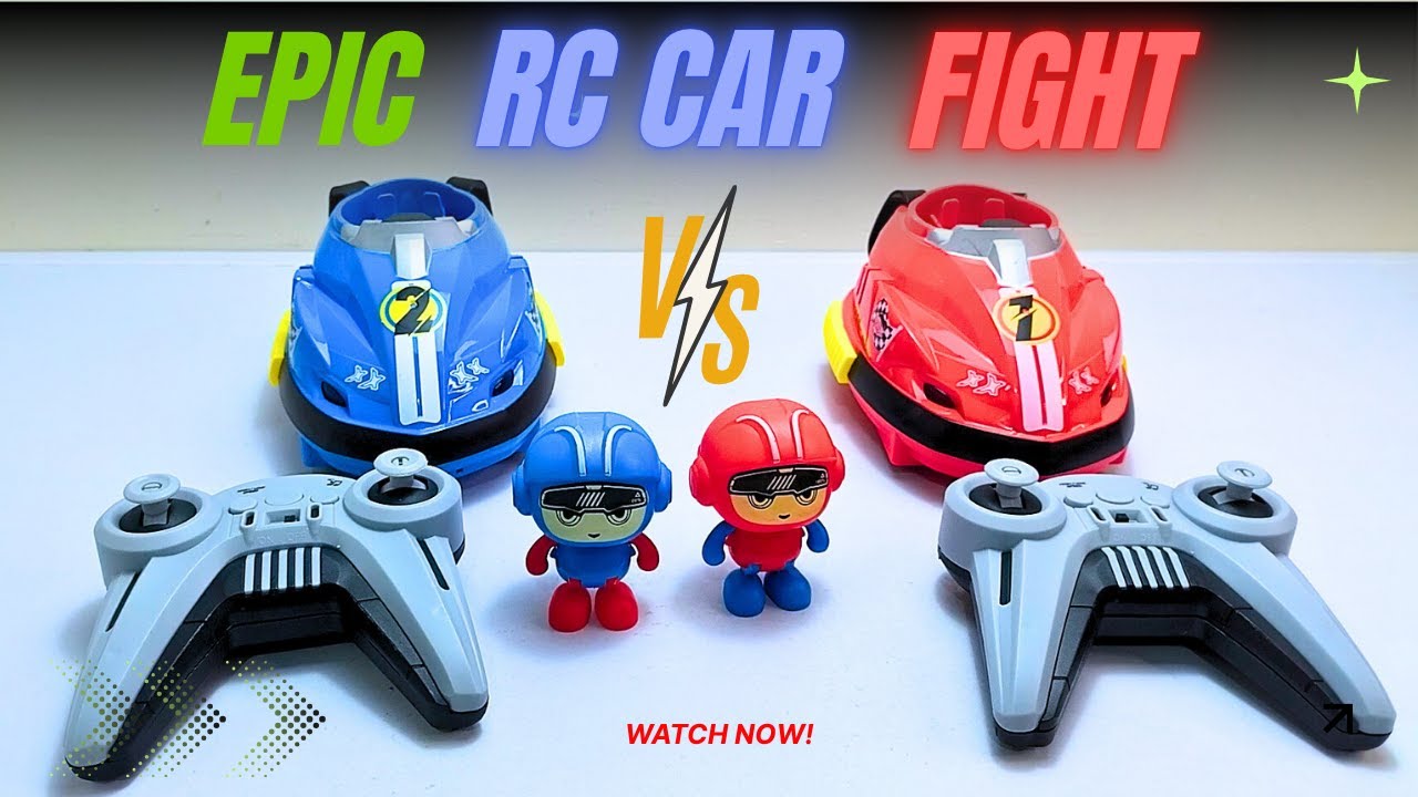 RC Battle Bumper Cars ⚡ | Unboxing, Review & Crash Test | Epic RC Car Fight | Toywala
