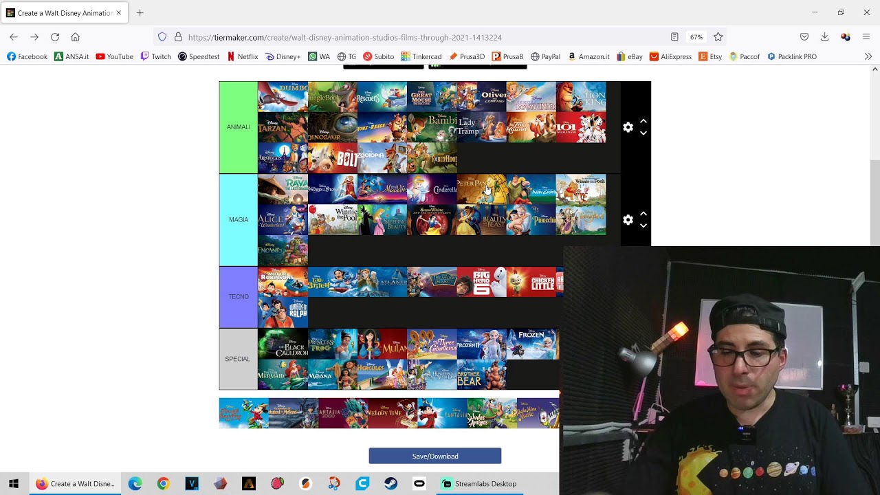 War World Disney: le classi