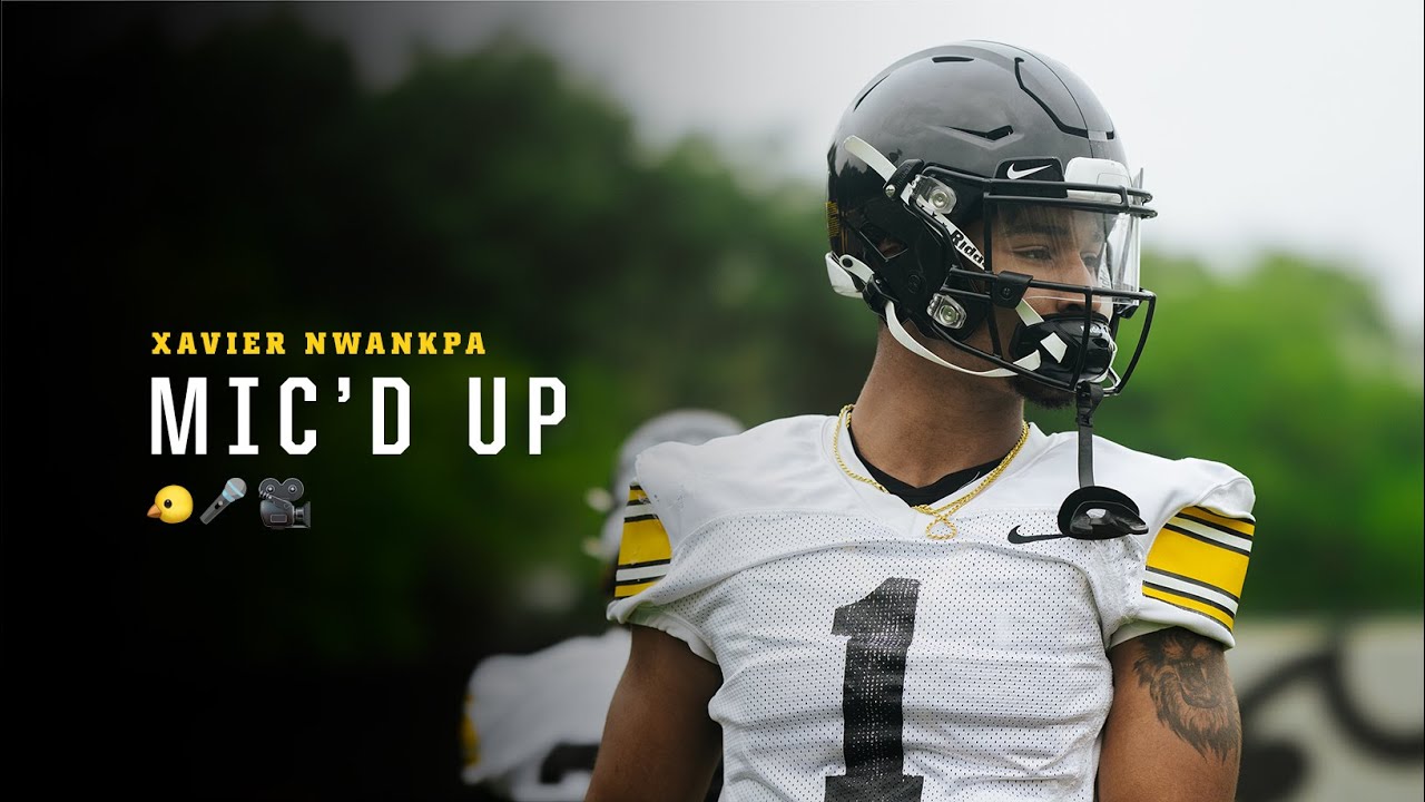 Iowa Football – Xavier Nwankpa Mic'd Up