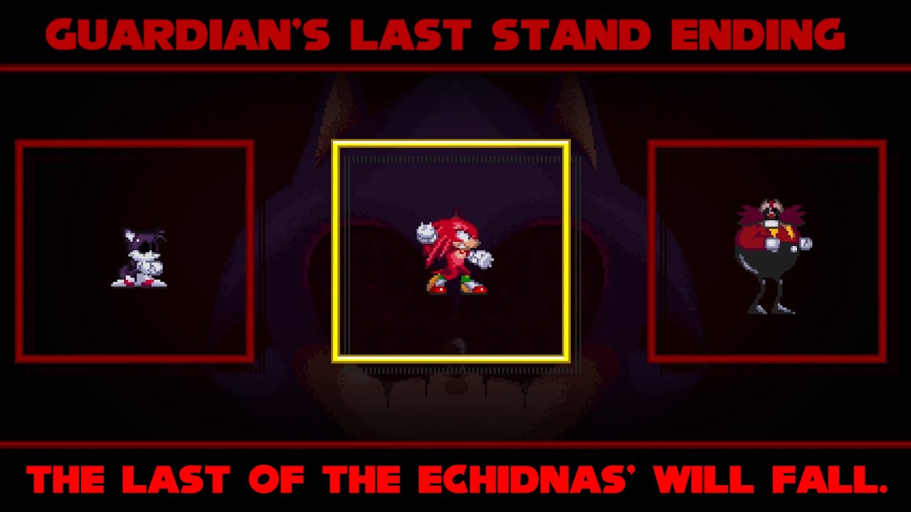 Guardian's Last Stand Ending (Knuckles Solo) - Sonic.EXE The Destiny Reborn