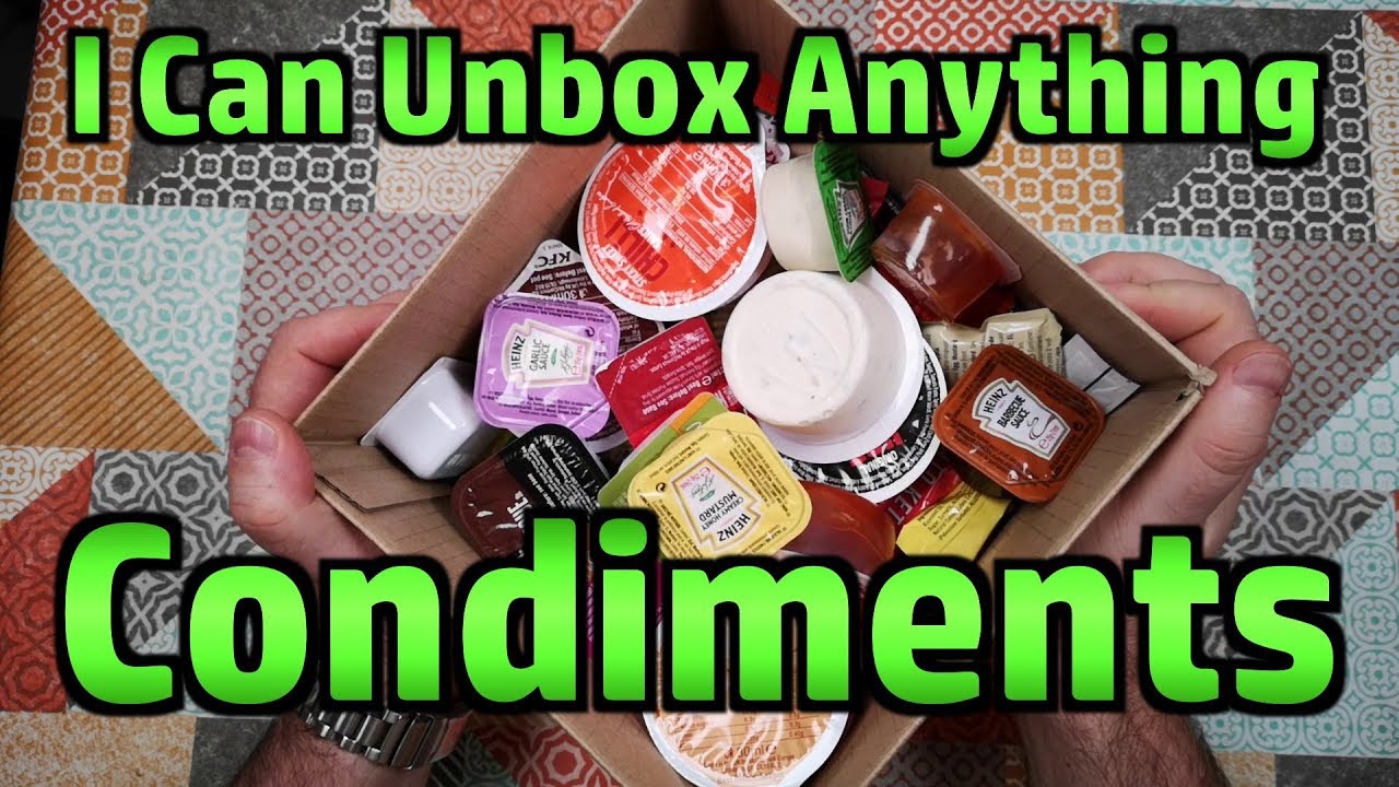 Single Serving Condiments - I Can Unbox Anything